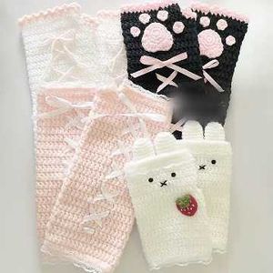 Cute Crochet Fingerless Gloves
