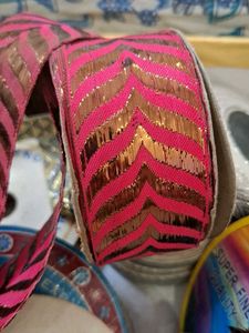 Beautiful Pink &amp; Gold Trim