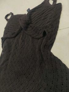 boho y2k brown sleeveless top