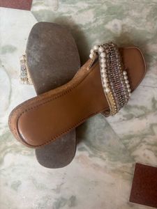 Embellished Flat Sandals