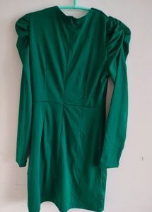 Urbanic Olive Green Bodycon Midi Dress