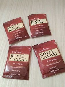🧖Santoor Royal Sandal Face Pack of 4