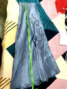 Shimmering Grey Ethnic Skirt