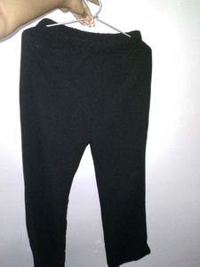 Women's Trendy Retro Black Trouser Pants