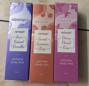 Aqualogica Body Mist Set - Three Scents