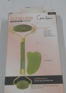 Facial Roller & Massager Set + Oziva collagen tabl