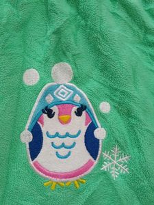 Green Pajama Pants with Cute Penguin