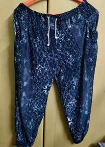 Patterned Harem Pants