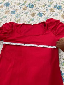 Square-Neck Puff-Sleeve Top