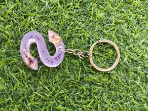 Letter S Keychain