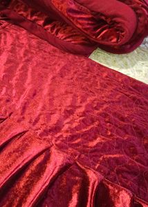 Maroon Autumn Bedding