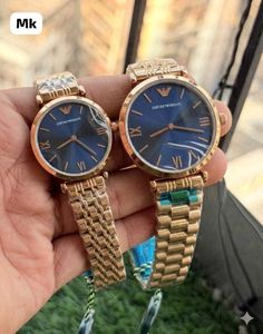 Emporio Armani Couple Watches Rose Gold
