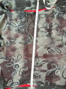 Sparkling Floral Sheer Tunic