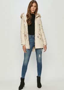 Women’s cream parka jacket