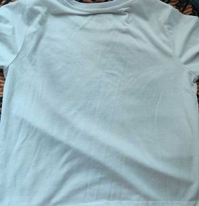 Graphic Print White T-Shirt