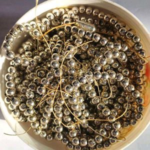 Silver beads