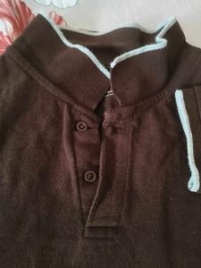 Boy's Brown Polo T-Shirt