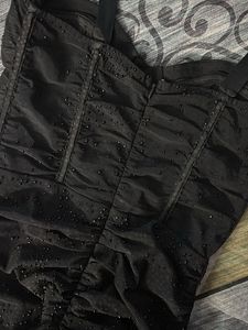 Stunning Black Sheer Embellished Dress