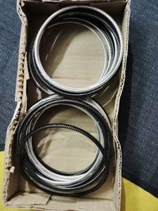 Bangles Black And Silver Colour
