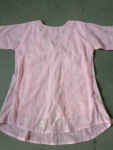 Cute pink colored top
