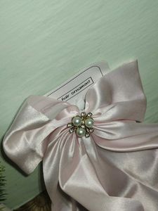 Elegant Satin Bow Hair Clip