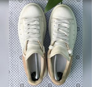 Alexander McQueen White Leather Oversized Sneakers