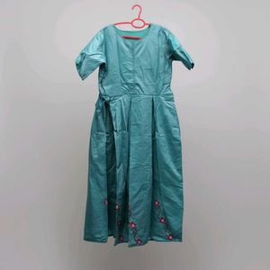Blue Floral Dress