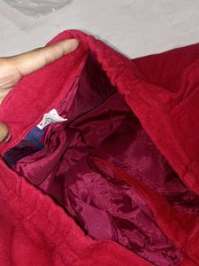 Vibrant Red Ethnic Blouse
