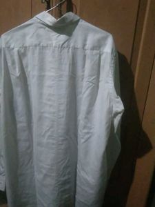 Men's White Button-Up Shirt