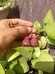 Beautiful Dangle Earrings 🩷🎋