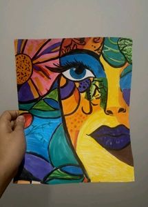 Abstract Portrait art