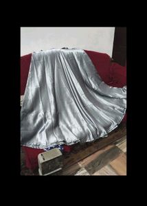 Shiny Silver Ethnic Skirt