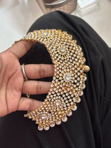 Exquisite Gold-Plated Kundan Necklace Set