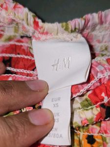 Floral Smocked Mini Flared Dress