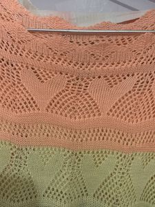 crosiya top and cotton skirt