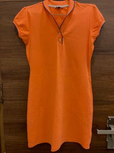 Orange Bodycon Dress