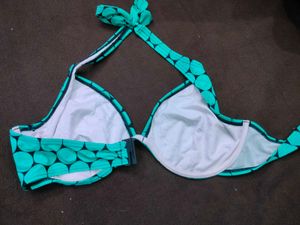 Polka Dot Bikini Top 🤎