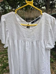 White summer top