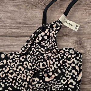 Next UK Underwired Animal Print Bra