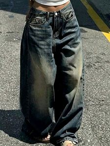 Distressed Wash Blue Jeans