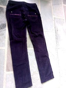 Purple Corduroy Pants