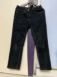 straight fit Classic Black Denim Jeans