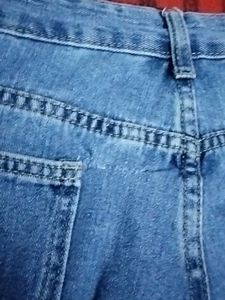 Wide Leg Denim Jeans
