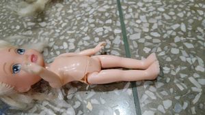 mini doll set used condition with flaws