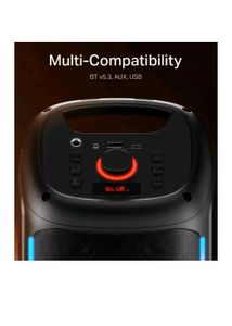 Portable Bluetooth Speaker with Microphone