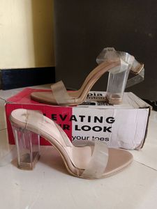 Transparent Nude Heel