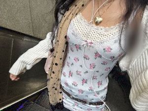 coquette Floral Print Slip Dress/Top
