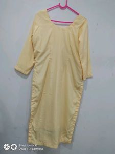 Elegant Yellow Embroidered Kurta set