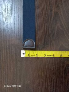 Men's Blue Canvas Belt