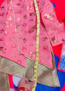Kids Shervani With Churidar Pyjama For 2-4 Yrs. Bo